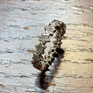 Pandora Silver Starry Band Ring